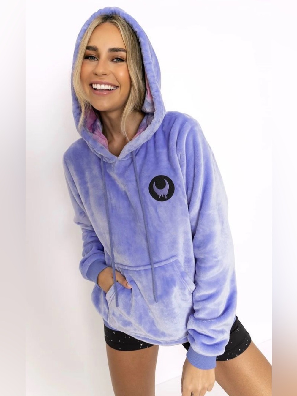 Blackmilk Galaxy Melt Fluffy Hoodie